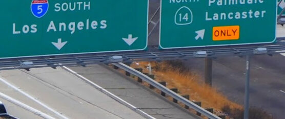 Antelope Valley Freeway signs