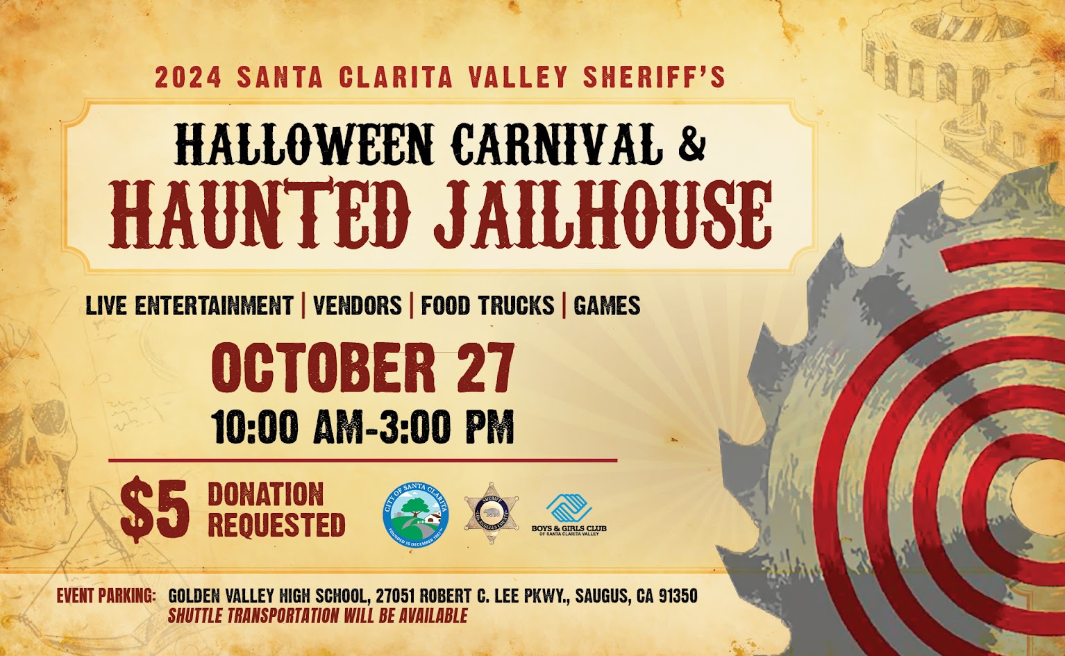 Haunted carnival and jailhouse