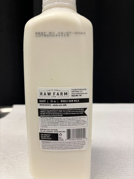 Raw Farm milk