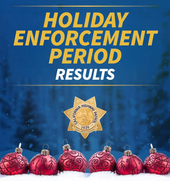 CHP holiday enforcement results