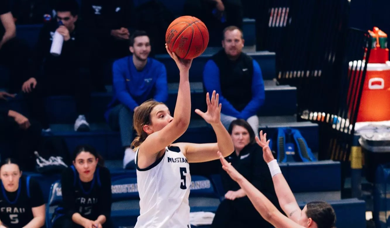 Lady Mustangs Fly Over Eagles in Road Win